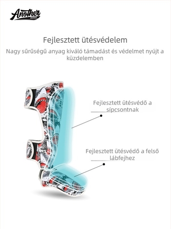 Anotherboxer Sípcsontvédő Sanda, Taekwondo, MMA, Muay Thai edzéshez — Sípcsontvédő tinédzserek és felnőttek számára (Kiadás 2025)