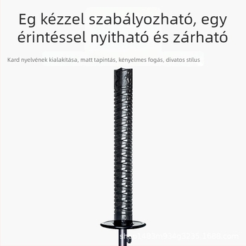 Reklám esernyő, semleges stílus, hosszú nyelet; automatikus nyitás; 8 bordás keret rostból; középső rúd vasból