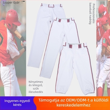 Baseball nadrágok – unisex KM21, egész éves poliészter anyag, bélés 100% poliészter, tűrés 1–3 cm