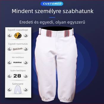 Baseball nadrágok – unisex KM21, egész éves poliészter anyag, bélés 100% poliészter, tűrés 1–3 cm