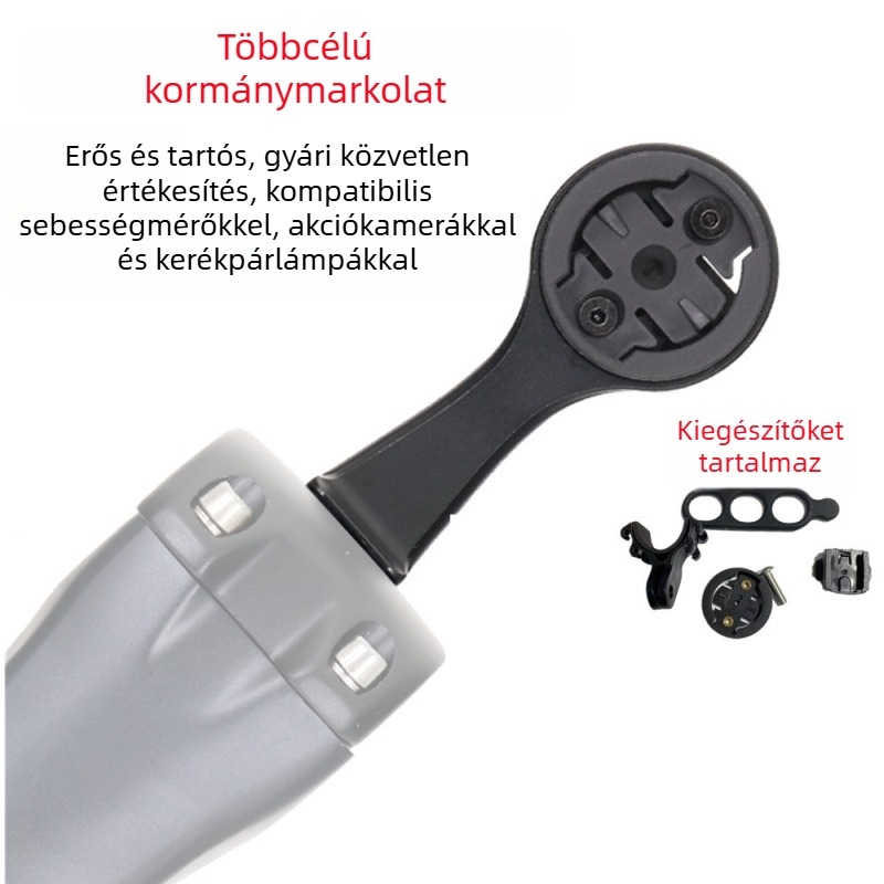 Garmin kerékpár számítógép tartó – mountain és országúti kerékpárokhoz, alumíniumötvözet, KOCEVLO, uniszex