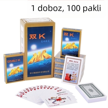 Pókerkártyák — Wansshengda márka, anyag: papír, korosztály 15–60 év