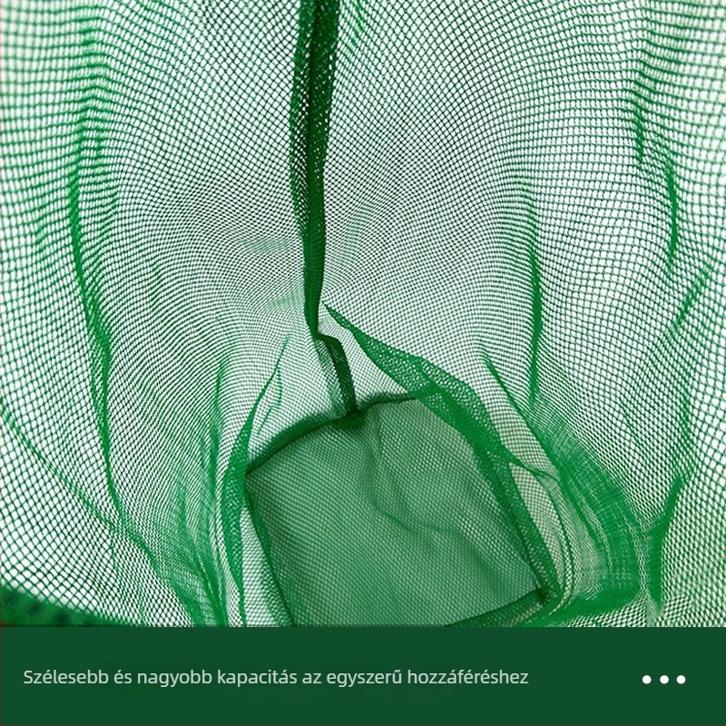 Xinwei Fishing Gear Tömörített Nylon Háló Táska Húzózsinórral, Négyzetes Alap