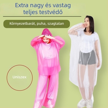 Egyszer használatos egyrészes esőkabát kültéri raftinghoz – uniszex, normál vastagság