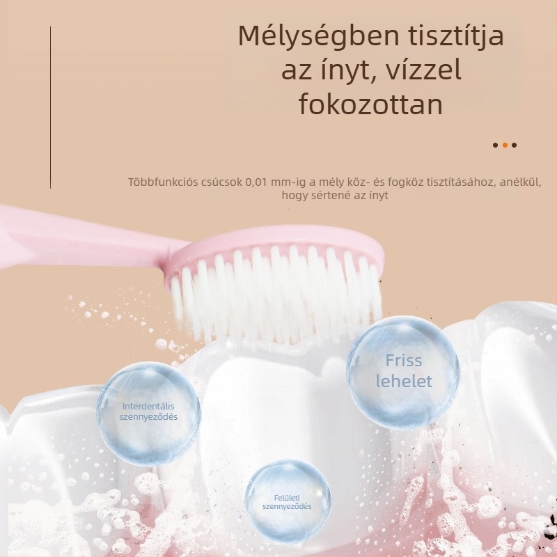 MY Fogkefe Nagy fejjel, Ultra-puhák sörték, Anyag: PP + kukoricakeményítő, Szájhigiénére, Lejárati idő 36 hónap
