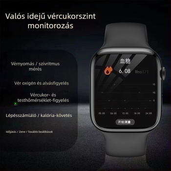 Okosóra nem invazív vércukor-, vérnyomás- és húgysav méréssel, szívritmus- és alvás nyomon követése
