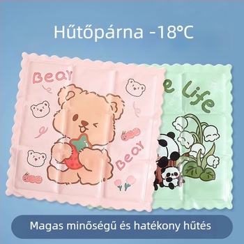 Ice Pad – Irodai hűtő ülőpárna, PVC felület, Környezetbarát töltet, 500 g, 50 darabos csomag, Hőguta megelőzése