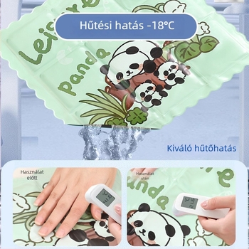 Ice Pad – Irodai hűtő ülőpárna, PVC felület, Környezetbarát töltet, 500 g, 50 darabos csomag, Hőguta megelőzése