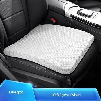 Memóriahabos autóülés párna Ice Silk anyaggal, szellőző és lélegző, autóhoz, irodához, teherautóhoz és diákok számára – Shukati
