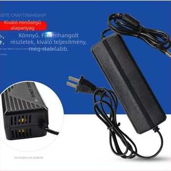 Li-ion akkumulátor töltő, több kimenet: 14.6V/5A, 16.8V/3A, 21V/3A, 25.2V/2A, 33.6V/1.8A, 42V/1.3A; Bemenet 100-240V AC