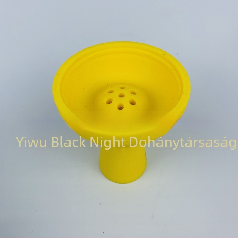 Szilikon narghile tál hét lyukú, szénelválasztóval (HY0152; 100 db/doboz; logó nyomtatás elérhető)