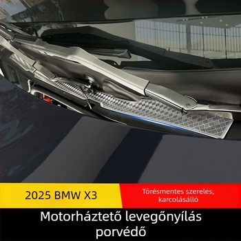 Rozsdamentes acél belső autós matricák BMW X3-hoz – Horse friend