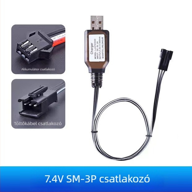 Li-ion akkumulátor kiegyensúlyozó töltő USB 5V 1A ROHS