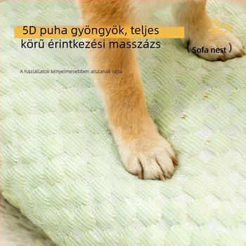 Jégselyem hűtő matrac háziállatoknak — lélegző beltéri ágy kutyáknak és macskáknak