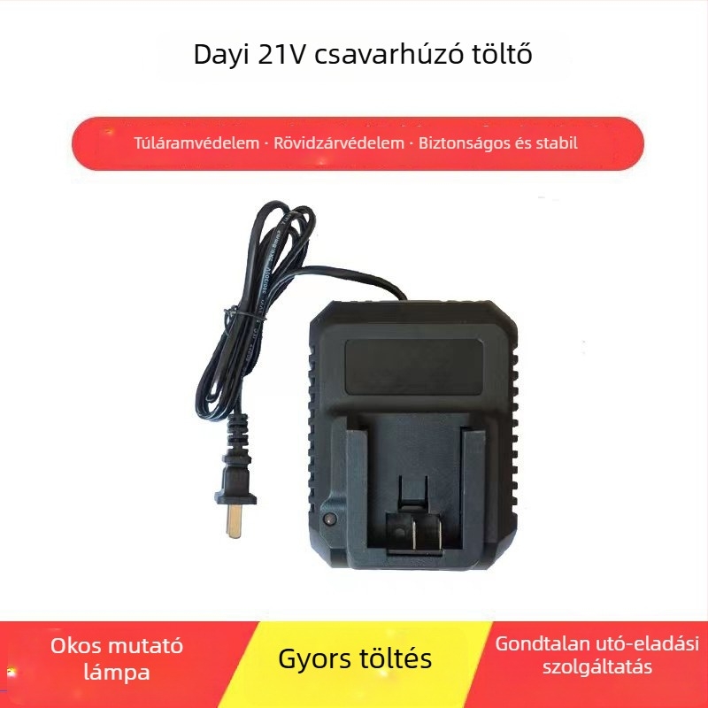 12V/16V/20V Li-ion akkumulátorok töltője A3/A5/A6/A7 típushoz