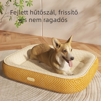 Új Ice Bean hűsítő ágy háziállatoknak, nyári hűs fészek kutyáknak és macskáknak, autóba is használható, egész évben