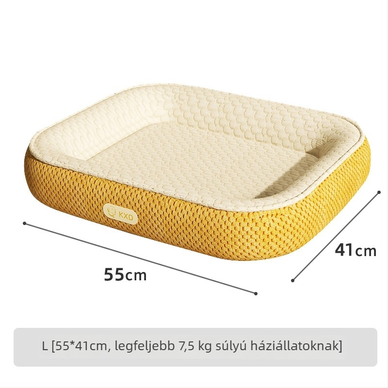 Új Ice Bean hűsítő ágy háziállatoknak, nyári hűs fészek kutyáknak és macskáknak, autóba is használható, egész évben