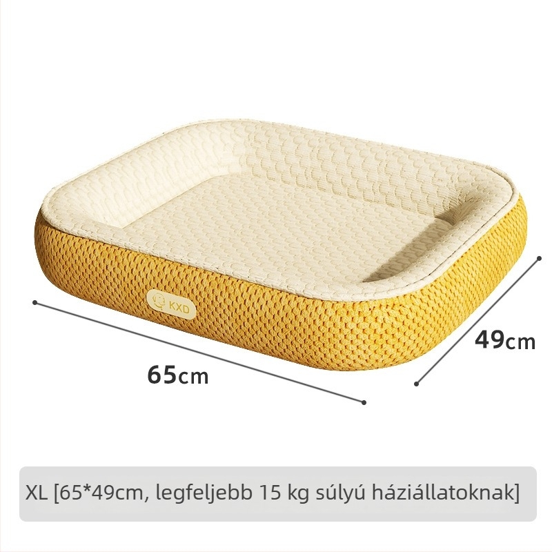 Új Ice Bean hűsítő ágy háziállatoknak, nyári hűs fészek kutyáknak és macskáknak, autóba is használható, egész évben