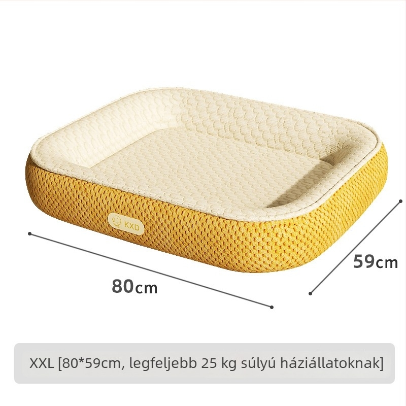 Új Ice Bean hűsítő ágy háziállatoknak, nyári hűs fészek kutyáknak és macskáknak, autóba is használható, egész évben