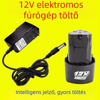 Fúrókészülék Li-ion akkumulátor töltő, kör alakú csatlakozóval, 12.6V kimenet, 180–240V AC bemenet, CNAS tanúsítvány, piros/zöld kijelző