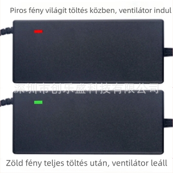 Li-ion akkumulátor töltő 18650 polimer cellákhoz, 16.8V 10A, bemenet AC100-240V, 16.8V sorozat, csomagolás zacskóban