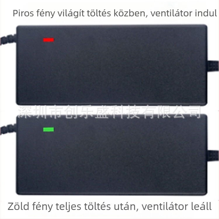 Li-ion akkumulátor töltő 18650 polimer cellákhoz, 16.8V 10A, bemenet AC100-240V, 16.8V sorozat, csomagolás zacskóban