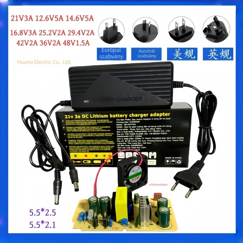 Lítium akkumulátor töltő elektromos csavarbehajtóhoz (polimer akkumulátor)