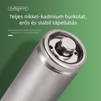 Kétrekeszes USB vezeték nélküli töltő NiCd AA No.5/No.7 1.2V akkumulátorokhoz, bemenet DC1.2V, kimenet DC4.5V1A