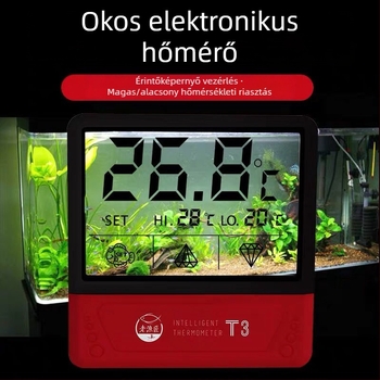 Akvaráriumi hőmérő — folyadékkristályos anyag; Hőmérsékletmérés (Anyag: Folyadékkristályos; Kategória: Akváriumi hőmérő; Funkció: Hőmérsékletmérés)