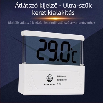 Akvaráriumi hőmérő — folyadékkristályos anyag; Hőmérsékletmérés (Anyag: Folyadékkristályos; Kategória: Akváriumi hőmérő; Funkció: Hőmérsékletmérés)