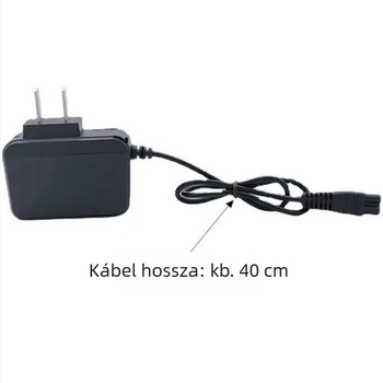 Li-ion akkumulátor fej-/lámpa töltő, univerzális kétlyukú töltő, bemenet 4.2V, kimenet 4.2V 0.6A
