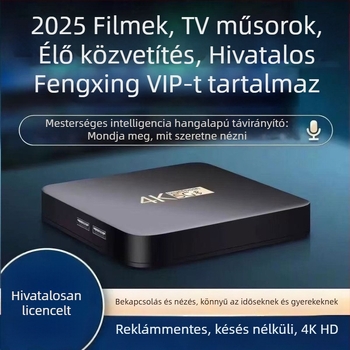TV Set-top Box (4K, nyolcmagos processzor, 4GB RAM, 32GB tárhely, WiFi)