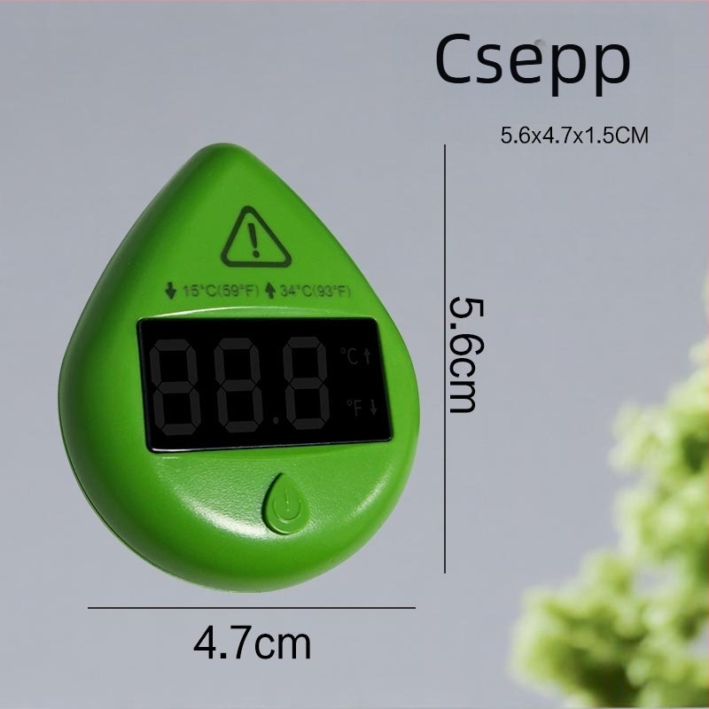 Akvárium hőmérő - nagy pontosságú, mini digitális, külső tapadó szenzor