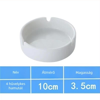 Kerámia hamutál, kör alakú, egyszerű design, kód Cp 102183090590
