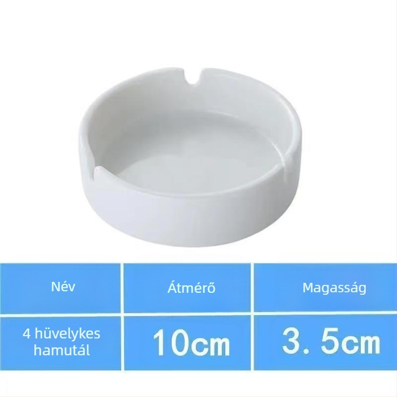Kerámia hamutál, kör alakú, egyszerű design, kód Cp 102183090590