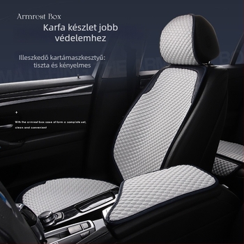 Autóülés párna szellőző, légáteresztő, négyévszakos, mosható, töltet: gáz