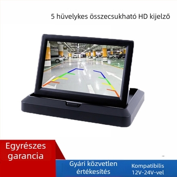 Autóhátsó kilátás kijelző (LED kijelző, 800x480 felbontás, univerzális műszerfal-kompatibilitás, univerzális modell)