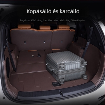 BYD Tang DMI csomagtartó szőnyeg, teljes lefedés, 2024 Honor kiadású Tang EV 7 üléses, anyag: TPE+XPE csúszásmentes felület, termékkód 71004, első osztályú minőség, testreszabható.