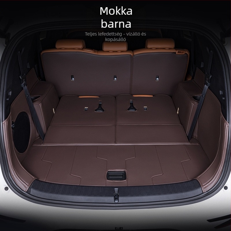 BYD Tang DMI csomagtartó szőnyeg, teljes lefedés, 2024 Honor kiadású Tang EV 7 üléses, anyag: TPE+XPE csúszásmentes felület, termékkód 71004, első osztályú minőség, testreszabható.