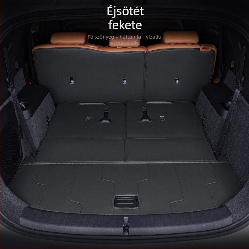 BYD Tang DMI csomagtartó szőnyeg, teljes lefedés, 2024 Honor kiadású Tang EV 7 üléses, anyag: TPE+XPE csúszásmentes felület, termékkód 71004, első osztályú minőség, testreszabható.