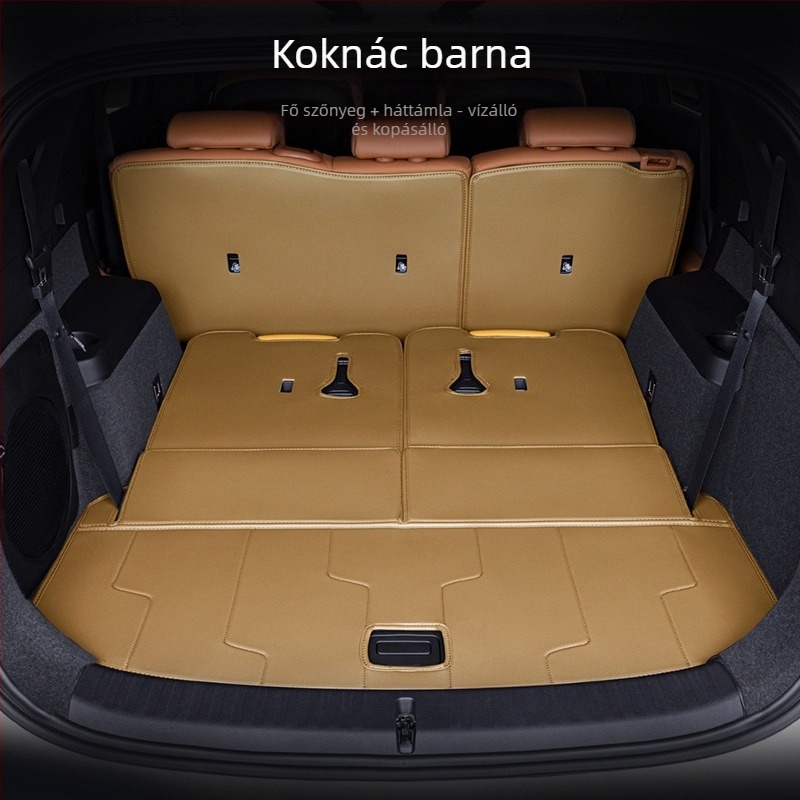 BYD Tang DMI csomagtartó szőnyeg, teljes lefedés, 2024 Honor kiadású Tang EV 7 üléses, anyag: TPE+XPE csúszásmentes felület, termékkód 71004, első osztályú minőség, testreszabható.