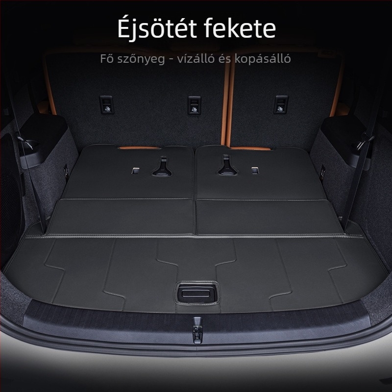 BYD Tang DMI csomagtartó szőnyeg, teljes lefedés, 2024 Honor kiadású Tang EV 7 üléses, anyag: TPE+XPE csúszásmentes felület, termékkód 71004, első osztályú minőség, testreszabható.