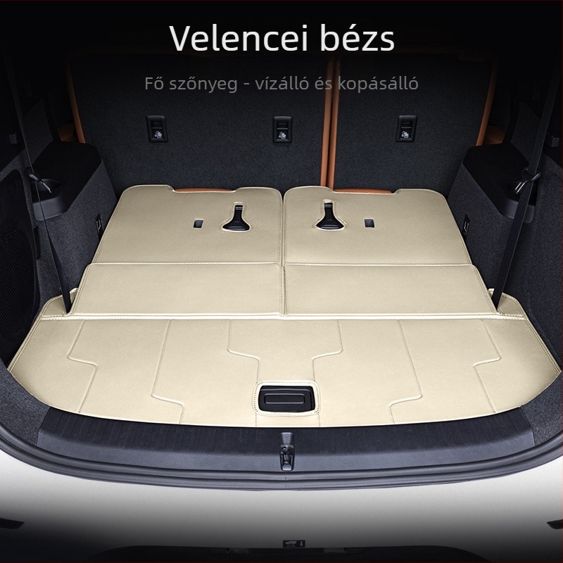 BYD Tang DMI csomagtartó szőnyeg, teljes lefedés, 2024 Honor kiadású Tang EV 7 üléses, anyag: TPE+XPE csúszásmentes felület, termékkód 71004, első osztályú minőség, testreszabható.