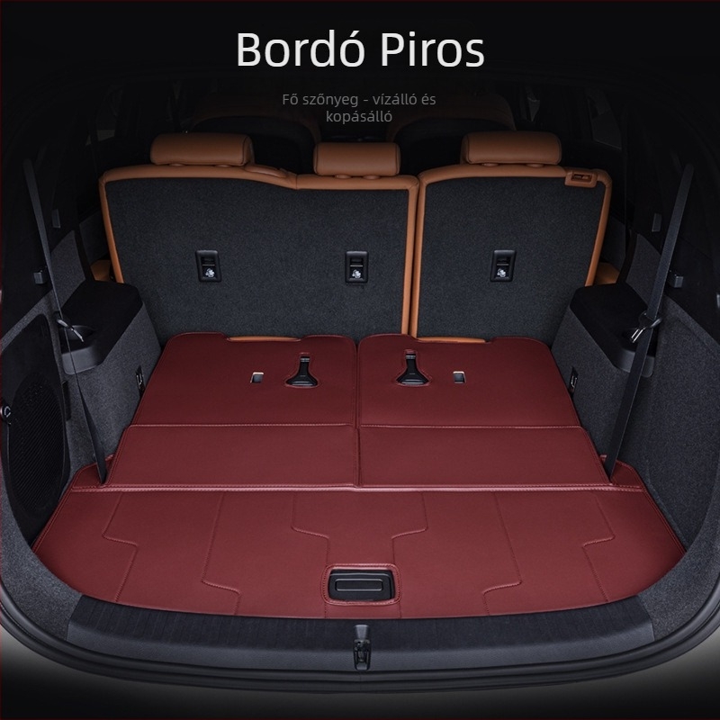 BYD Tang DMI csomagtartó szőnyeg, teljes lefedés, 2024 Honor kiadású Tang EV 7 üléses, anyag: TPE+XPE csúszásmentes felület, termékkód 71004, első osztályú minőség, testreszabható.