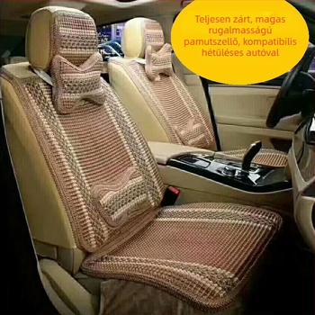 Autóülés párna készlet, magas rugalmú pamutból, egész éves használatra, minimalist stílus, szellőzés