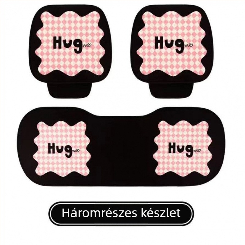 Autóülés párna, poliészter, légáteresztő, nyári hűtés, egy darabos kivitel, aranyos mesefigurás dizájn, négy évszak kompatibilis