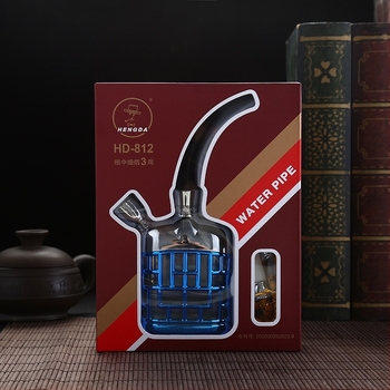 Műanyag vízipipa több szűrővel, mosható, keringő szűrőrendszerrel – ajándékdobozos csomagolás