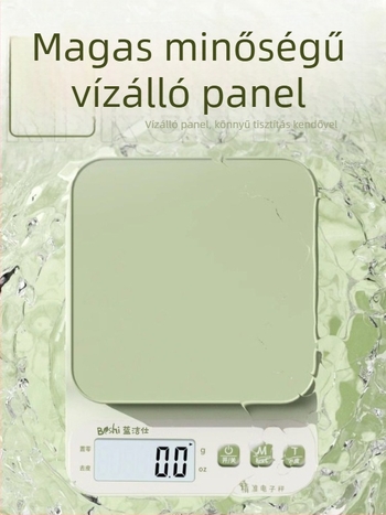 Konyhai elektronikus mérleg, magas pontosságú gram-skála, USB-tápellátású, háztartási élelmiszerméréshez és sütéshez