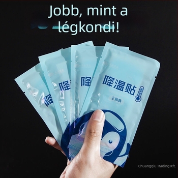 Gyors hűtésre szolgáló hűtőtapasz (PVC anyag; víz töltés; hőguta megelőzése)