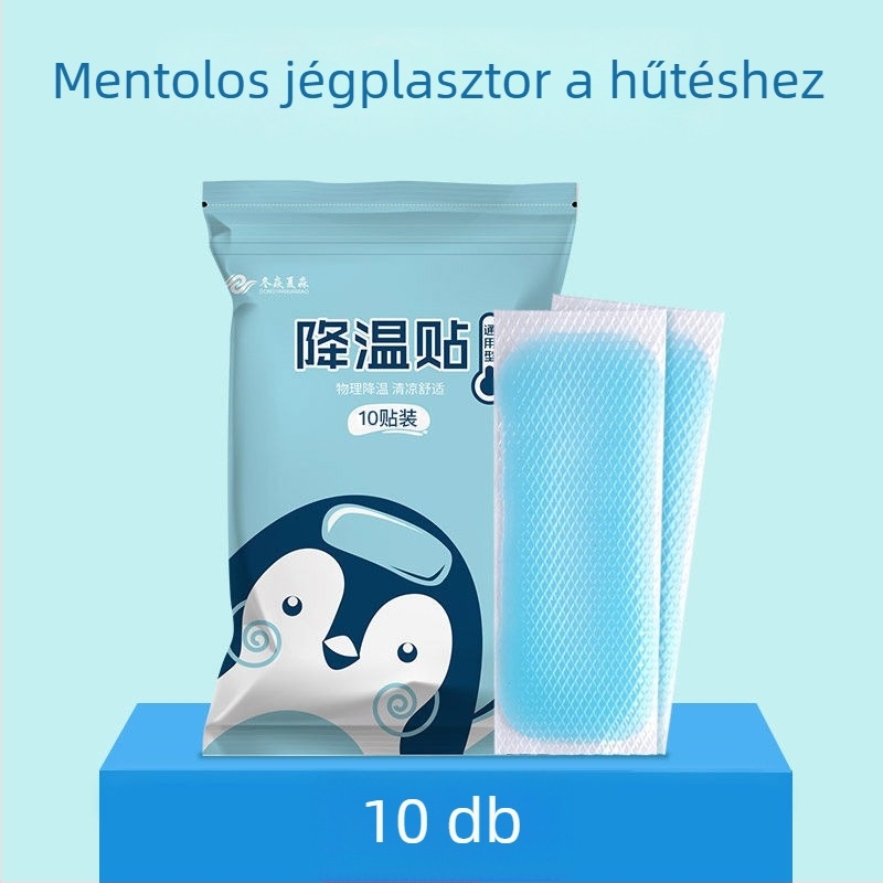 Gyors hűtésre szolgáló hűtőtapasz (PVC anyag; víz töltés; hőguta megelőzése)